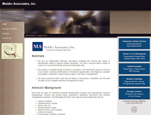 Tablet Screenshot of mulderassociates.com